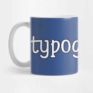 A Dive into Word Typography Mug
